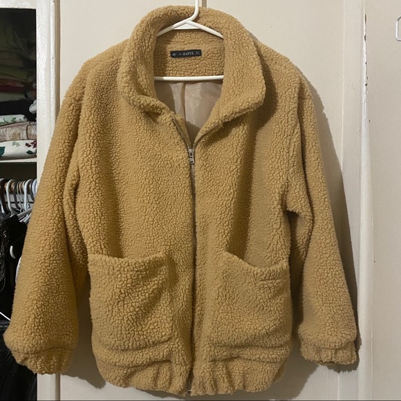 ZAFUL Fluffy Zip Up Winter Teddy Coat - Picture 3 of 4